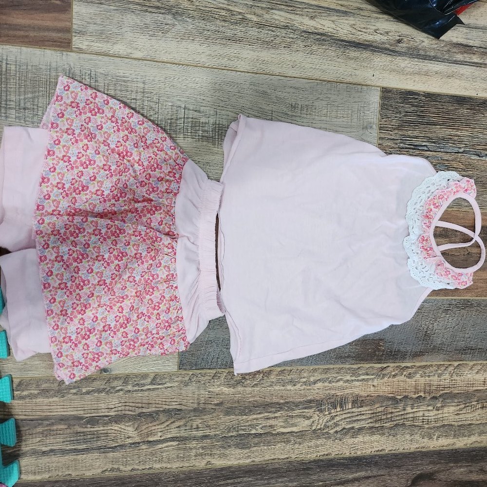 Play clothes girls cute top matching skort 🍒 5/$15